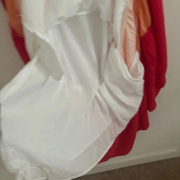 Ava & Viv Dress Sleeveless Colorblock Maxi Flowy Tiered Boho Beach Resort 2X - Picture 7 of 9